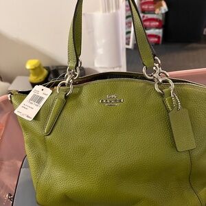 Green coach bag NWT